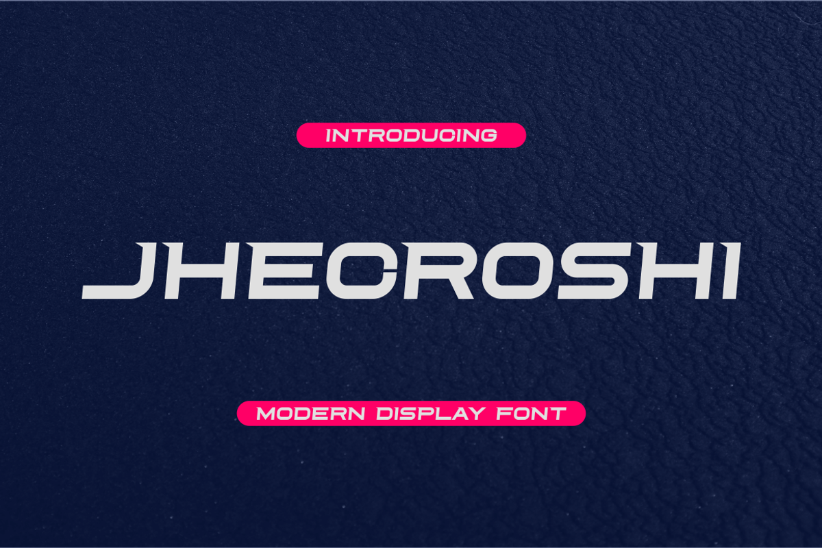 Jhecroshi Font, a Serif Font by brahamb_design (Photo 1 of 5)