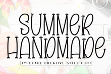 Summer Handmade | Script Font