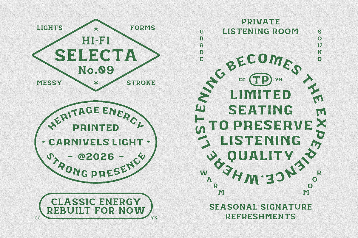 Carnivels Lights - Display Serif, a Serif Font by Typeparties (Photo 5 of 9)