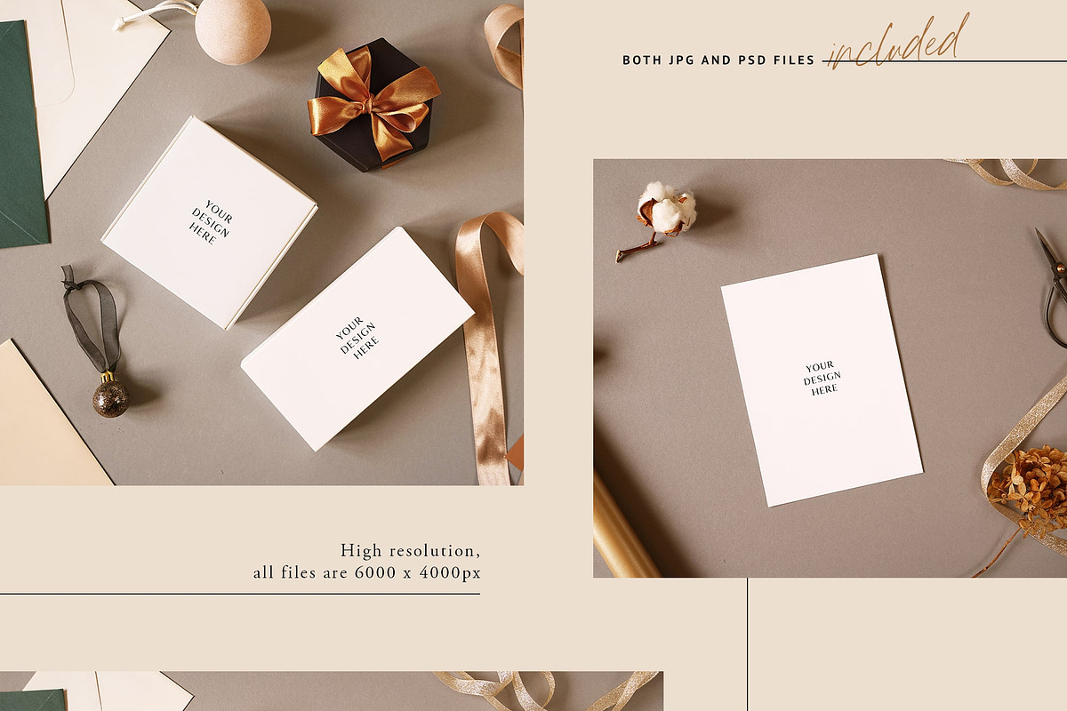 Festive Elegance Photos & Mockups, a Print Template by eclosque (Photo 3 of 8)