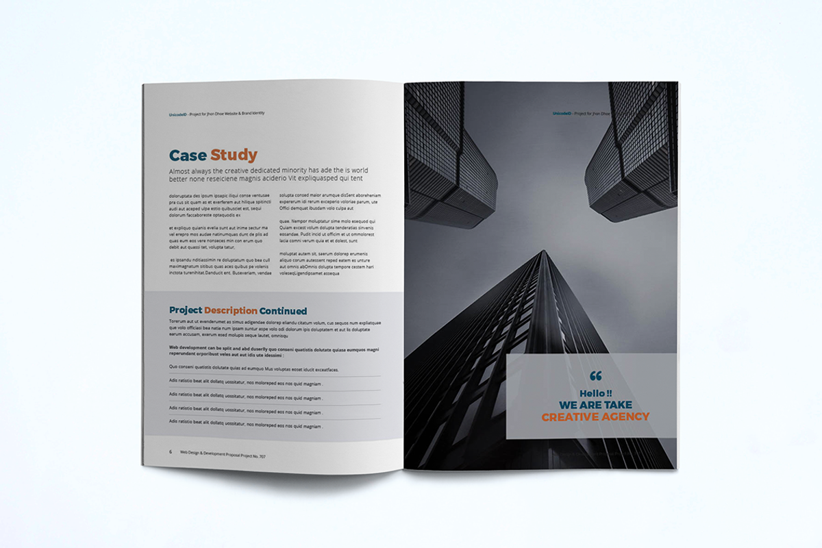 Proposal File Template, a Brochure Template by UnicodeID