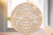 Halloween Laser Cut Design SVG, an Object Graphic by Rose Art (Thumbnail 3 of 3)