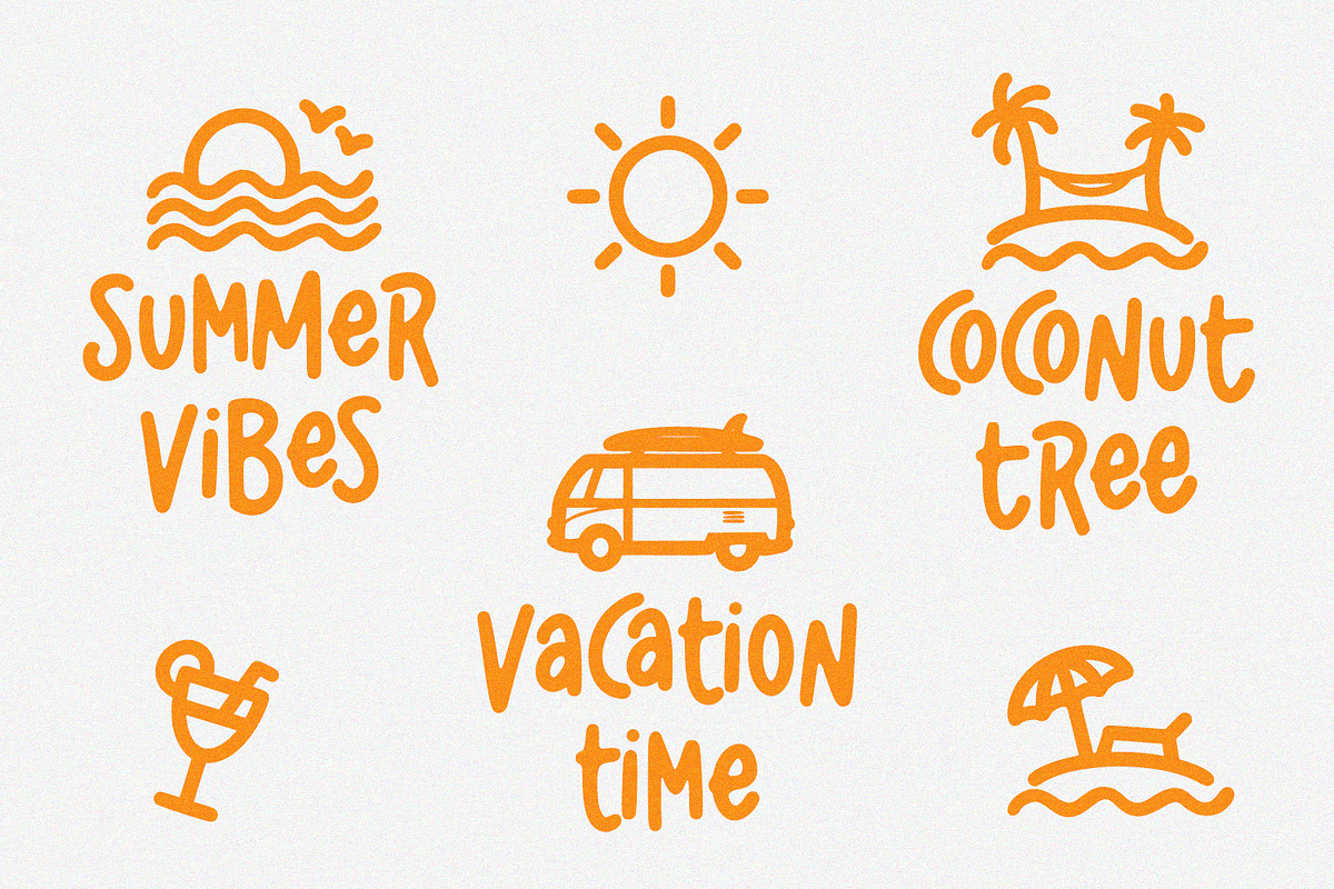California Vibes - Playful Font, a Handwritten Font by Alpaprana (Photo 6 of 9)