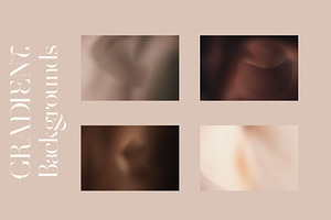 Nude Gradient Textured Backgrounds