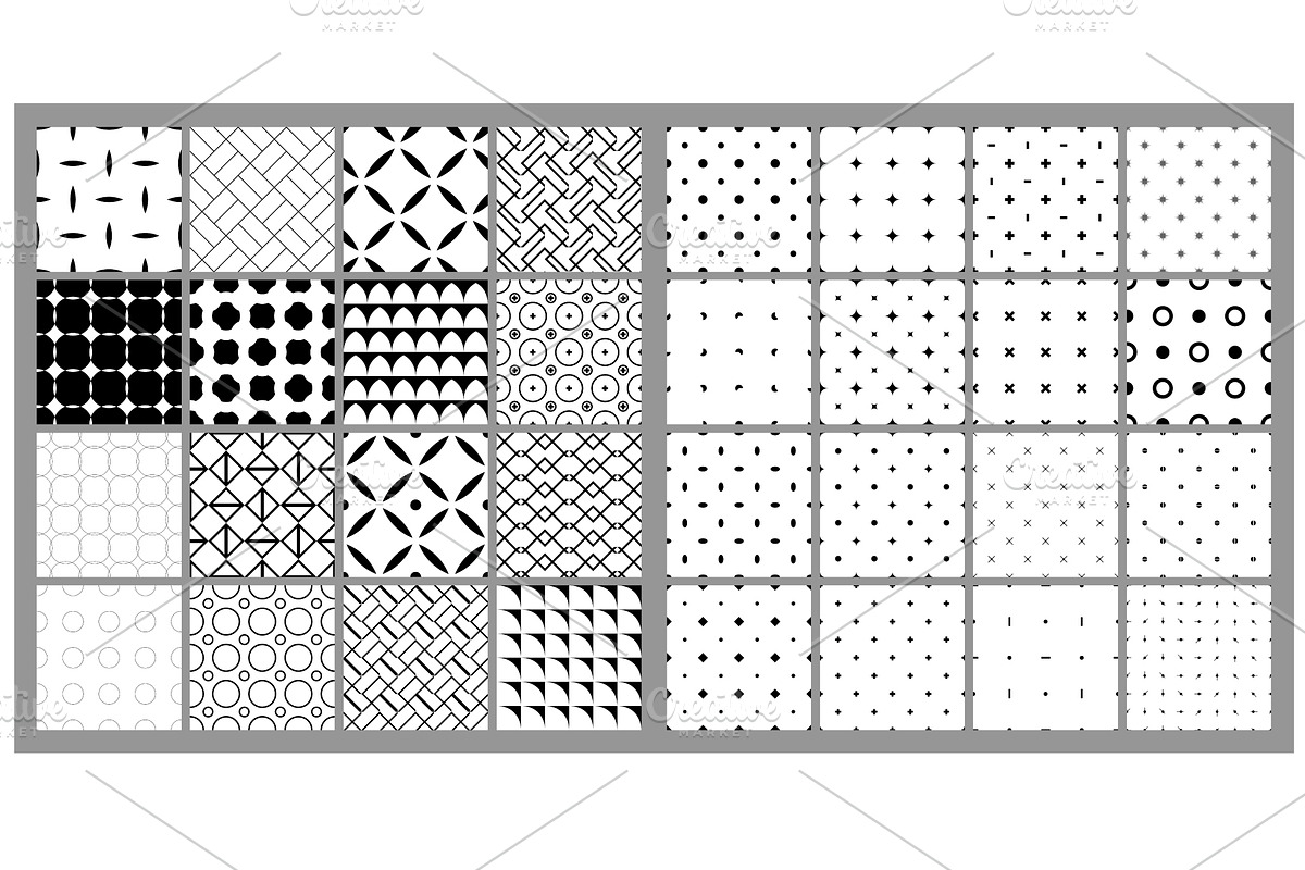 1149 Geometric Seamless Patterns, a Pattern Graphic by TKDoodle (Photo 3 of 5)