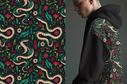 Mystic Forest Dark Floral Bundle, an Animal Illustration by Red Ink (Thumbnail 5 of 9)