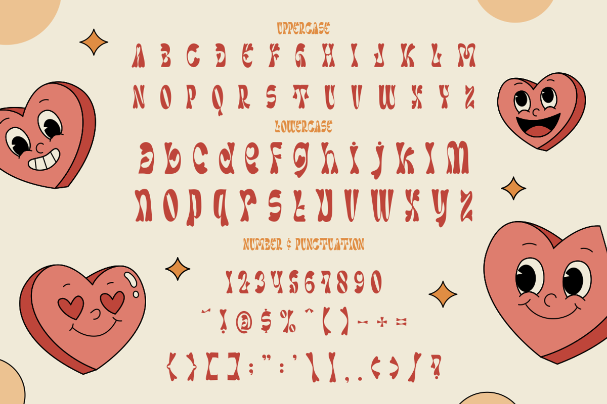 Twist Love Valentine Font, a Font by PutraCetol Studio (Photo 5 of 5)