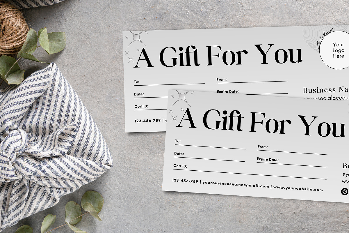 Printable Gift Certificate, a Templates & Theme by Snapybiz (Photo 10 of 13)