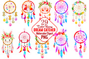 dream catcher made of Easter bunny c, an Illustration by RobertsArt (Thumbnail 1 of 7)