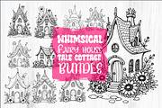 Whimsical Fairy Tale Cottage Collect, an Illustration by hafijul (Thumbnail 1 of 3)
