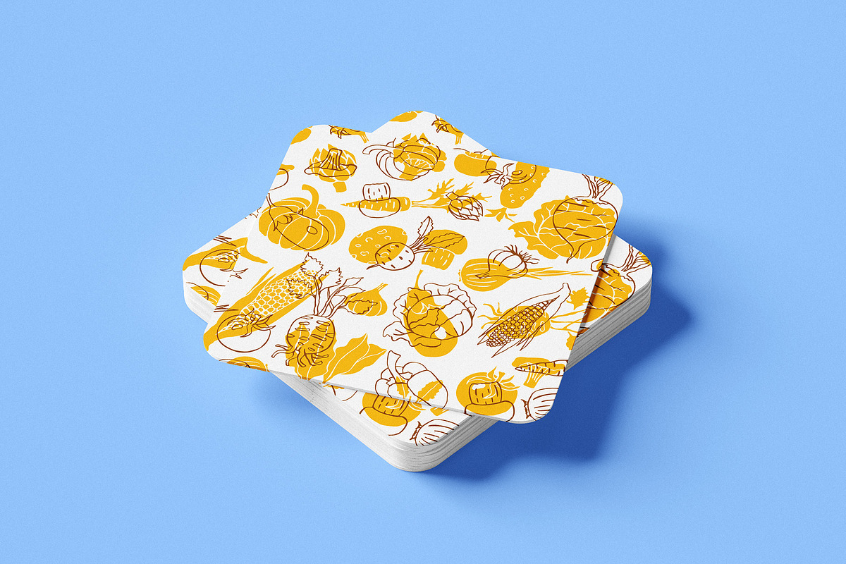 Vegetables patterns, a Pattern Graphic by Hellgram (Photo 6 of 8)