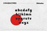Shizuko - Modern Japanese Display, a Serif Font by HipFonts (Thumbnail 6 of 8)
