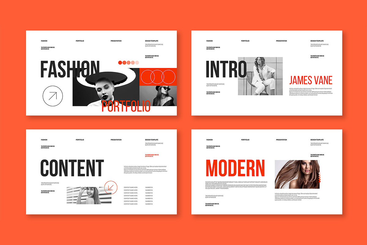 Fashion Portfolio Presentation, a Presentation Template by Mighty-Slide (Photo 2 of 5)