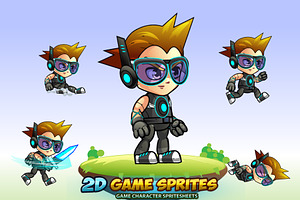 Calvin 2D Game Charcter Sprites