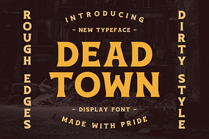 Dead Town - 3 Display Font