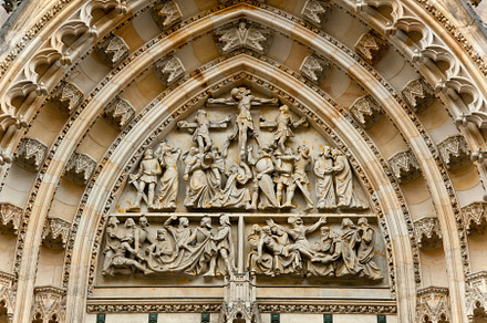 Prague Castle - detail of Gothic arc, an Abstract Photo by Antonio Gravante Market