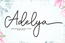 Adelya | Script Font