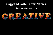 CANVA LETTERS BUNDLE Alphabet Frames, a Marketing Template by GraphiCarola (Thumbnail 2 of 9)