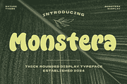 MONSTERA, a Handwritten Font by Mozatype (Thumbnail 1 of 10)