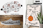 Happy pawloween, an Animal Illustration by Olillia (Thumbnail 13 of 13)