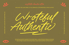 Wroteful Authentic Script Font