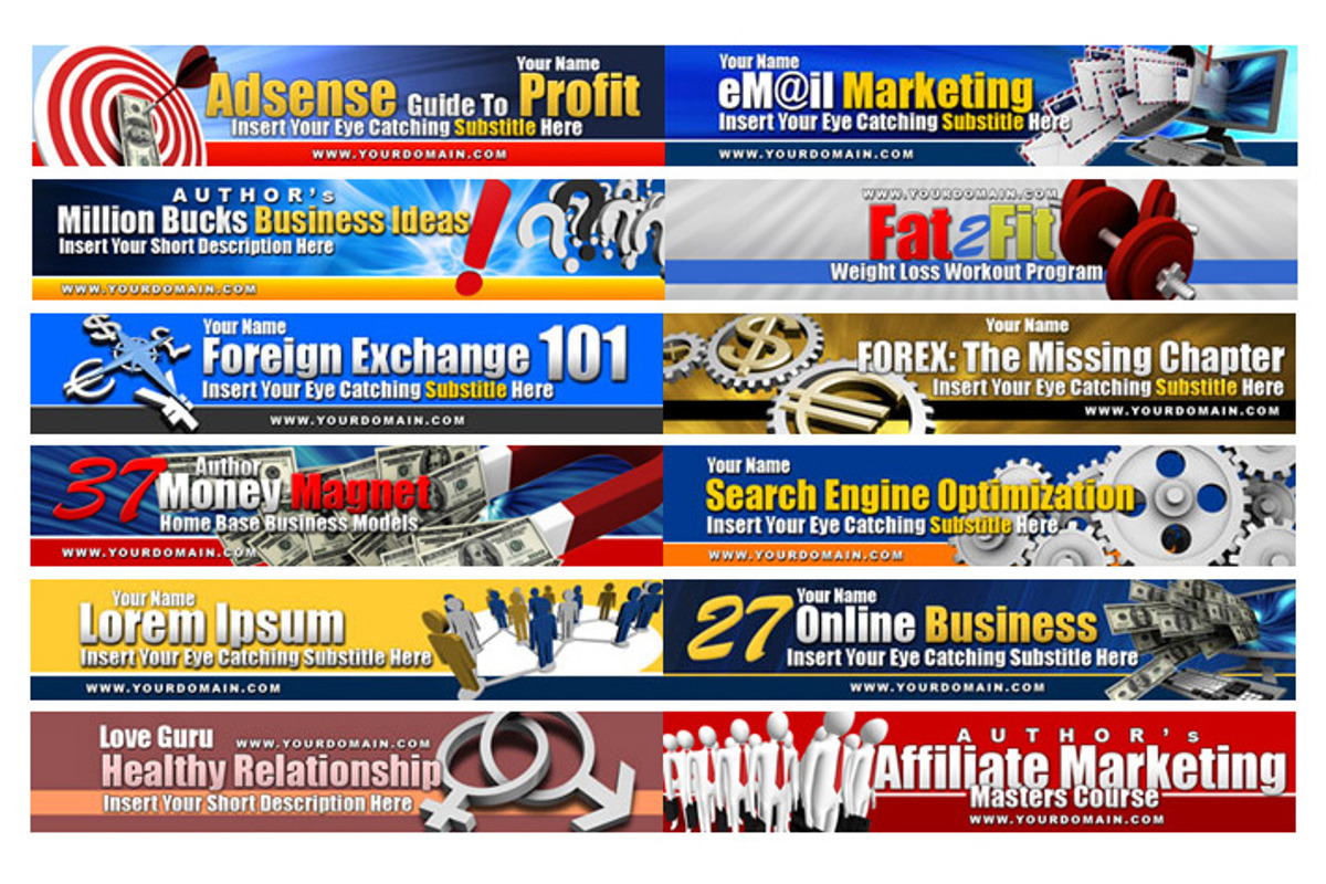 Instant eBook Cover Template Pack, a Marketing Template by Cover Actions Premium (Photo 4 of 5)