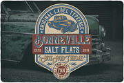 Bonneville Typeface, a Symbol Font by VozzyStock (Thumbnail 1 of 5)