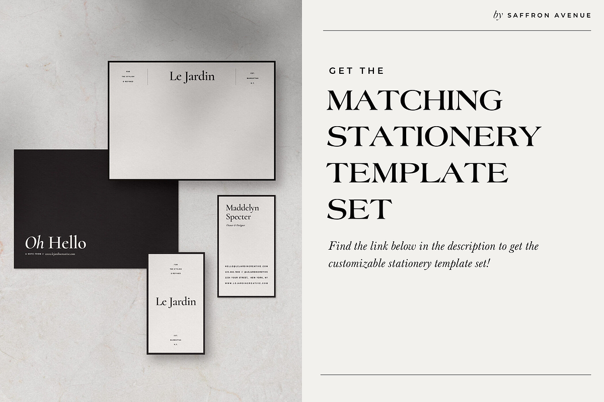 Jardin Editorial Social Med Template, a Social Media Template by SAFFRON AVENUE (Photo 5 of 5)