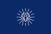 Creative Scorpion and Sunrays logo, a Branding & Logo Template by Shahjhan (Thumbnail 2 of 4)