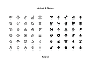 2,500 Line and Solid Icons, a Solid Icon by Icon54 (Thumbnail 2 of 18)