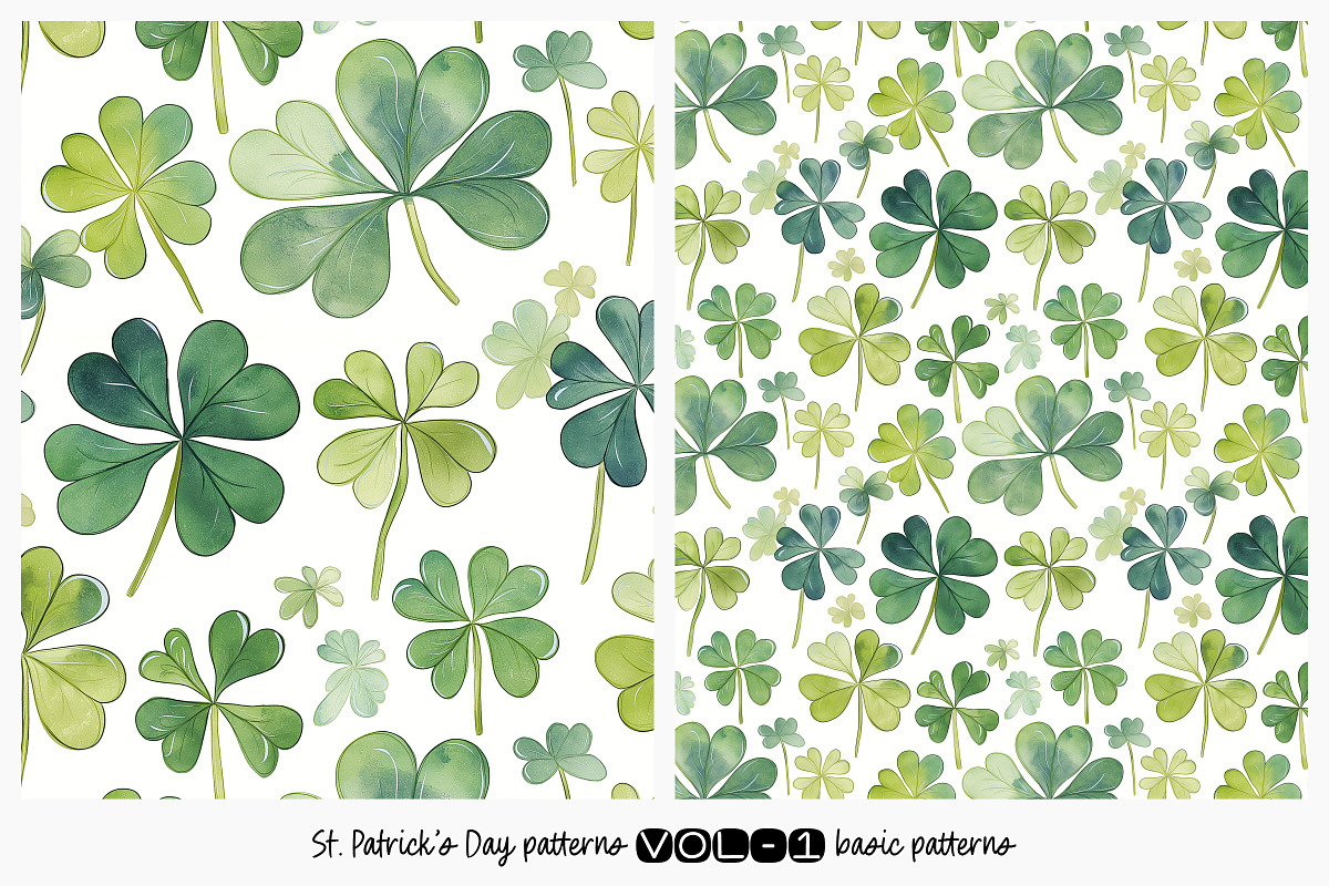 St. Patrick’s Day Seamless Patterns, a Pattern Graphic by DesignRocket (Photo 4 of 13)