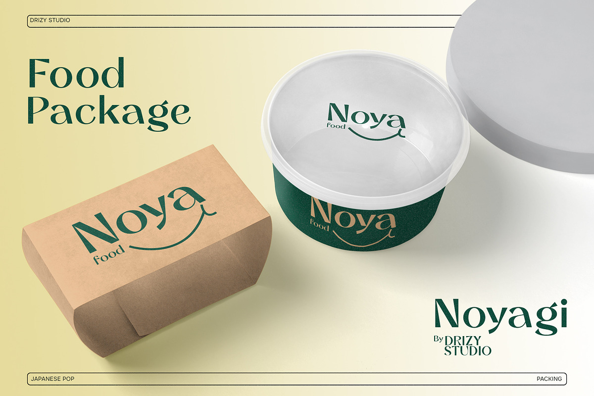 Noyagi - Vintage Japanese Pop Font, a Sans Serif Font by Drizy (Photo 8 of 10)