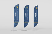 Flag Banner Convex Mock-Up, an Advertising Mockup by Pikachudesign (Thumbnail 2 of 5)
