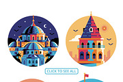 Travel Istanbul Icons and Elements, an Icon by Alex Krugli (Thumbnail 9 of 9)
