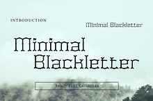 Minimal blackletter
