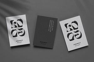Black & Ivory Vertical Business Card, a Business Card Template by wavebreak