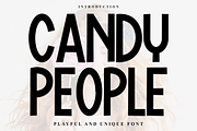 Candy People, a Serif Font by FreshTypeINK (Thumbnail 1 of 8)