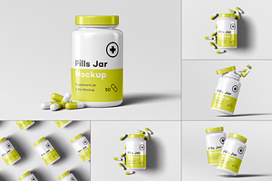 Pills Jar Mock-up