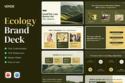 VERDE Ecology Brand Deck PowerPoint, a Presentation Template by PaperSlides (Thumbnail 1 of 8)