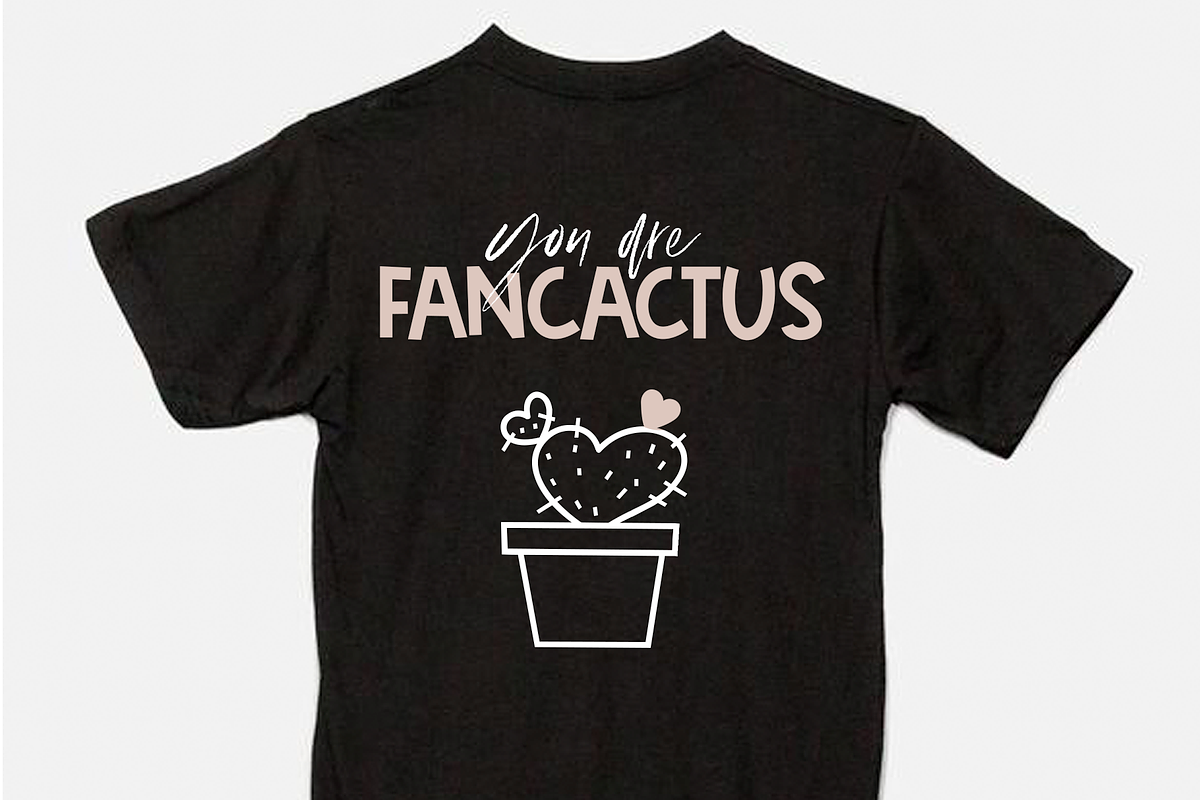 Fancactus - A Fun Doodle Font preview 4
