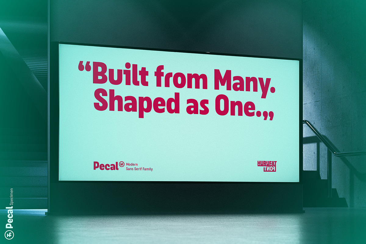 Pecal Modern Sans Serif, a Sans Serif Font by Hurufatfont (Photo 12 of 15)