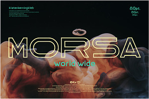 Morsa - Modern Space Font