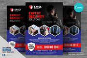 Security Services Ads Canva Flyer, a Flyer Template by PSDPixel (Thumbnail 1 of 4)
