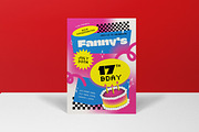 Pink Pop Teen Birthday Invitation, an Invitation Template by graphicook (Thumbnail 5 of 6)