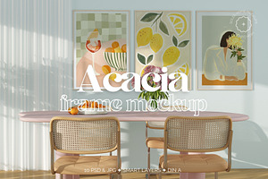 ACACIA | Dopamine Frame Mockup Set