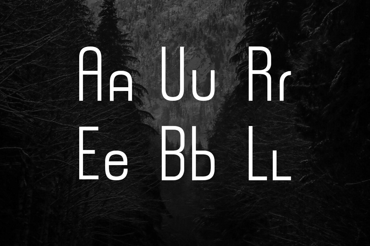 NORWAY - Unique Display Typeface preview 8