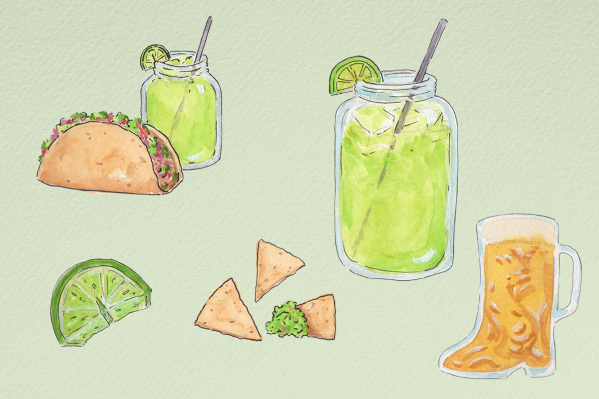 Watercolor Tacos & Margaritas, a Food Illustration by R.Ewers Designs (Photo 3 of 3)