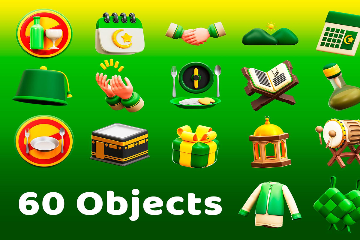 3d Ramadan Icon, an Object 3D Model by Lumina_ui_ux202 (Photo 5 of 6)