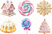 Pastel Christmas Cookies Candy, an Illustration by Black Bird Studio (Thumbnail 3 of 6)