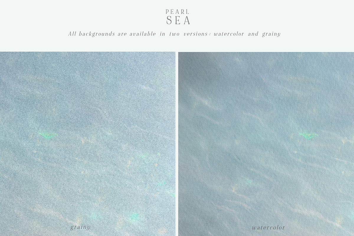 PEARL SEA - hand-painted backgrounds, a Background Graphic by Youksy (Photo 15 of 18)